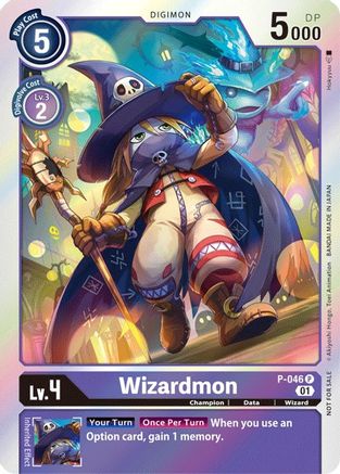 Wizardmon (P-046) [Digimon Promotion Cards] Foil - Deck Out Gaming