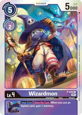 Wizardmon (P-046) [Digimon Promotion Cards] Foil - Deck Out Gaming