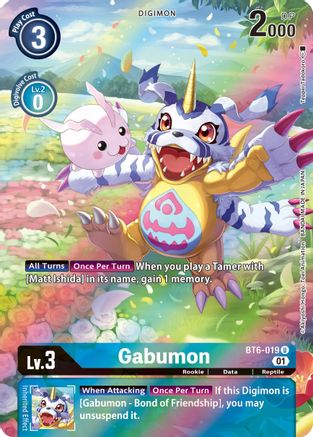 Gabumon (Alternate Art) (BT6-019) [Double Diamond] Foil - Deck Out Gaming