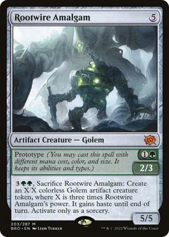 Rootwire Amalgam (203) [The Brothers' War] foil - Deck Out Gaming