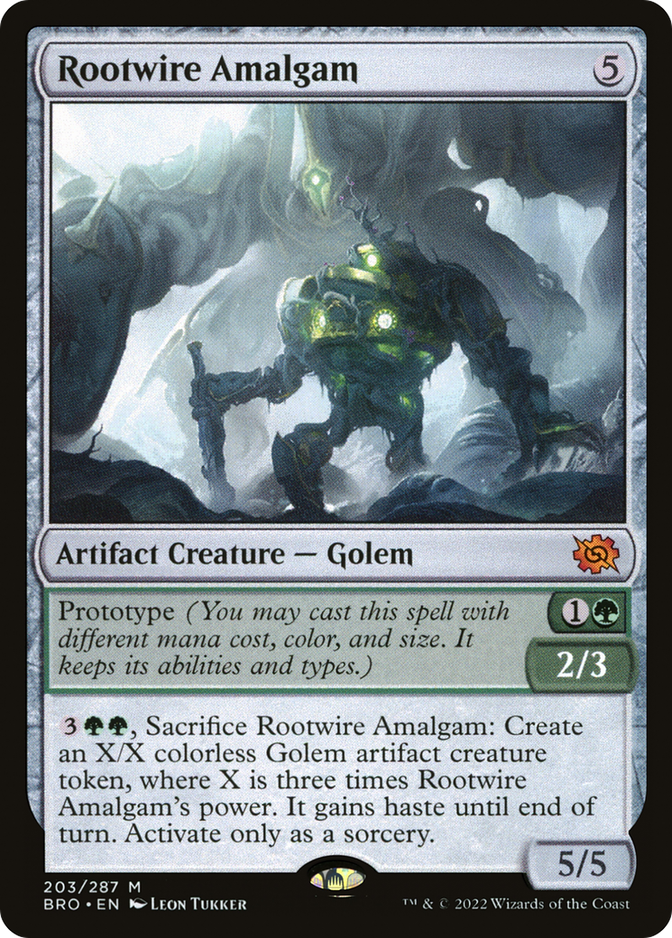 Rootwire Amalgam (203) [The Brothers' War] foil - Deck Out Gaming