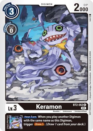 Keramon - BT2-053 (Tamer Party Vol. 3 Promo) (BT2-053) [Release Special Booster] - Deck Out Gaming