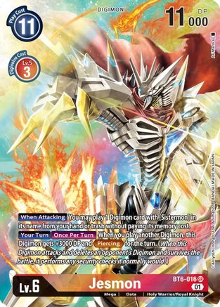 Jesmon (Alternate Art) (BT6-016) [Double Diamond] Foil - Deck Out Gaming