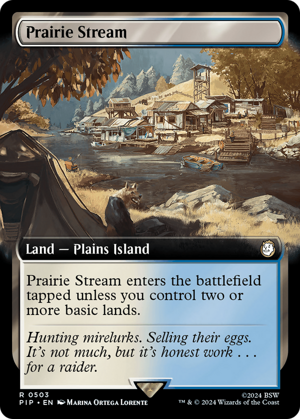 Prairie Stream (Extended Art) (503) [Fallout] foil - Deck Out Gaming