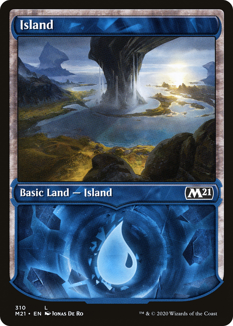 Island (310) [Core Set 2021] foil - Deck Out Gaming