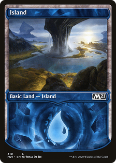 Island (310) [Core Set 2021] foil - Deck Out Gaming