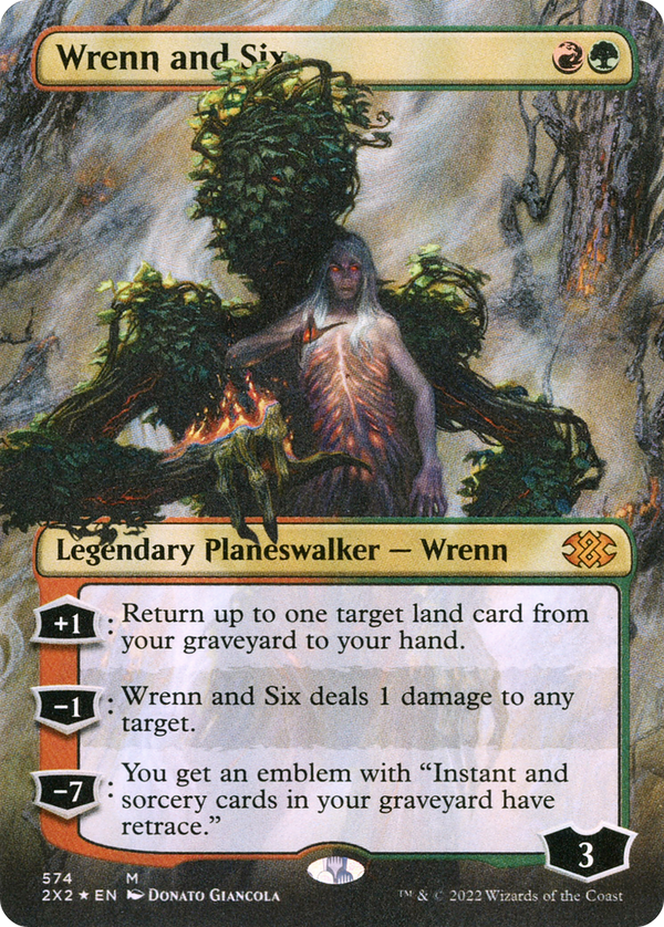 Wrenn and Six (Textured Foil) (574) [Double Masters 2022] foil - Deck Out Gaming