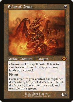 Scion of Draco (Retro Frame) (431) [Modern Horizons 2] foil - Deck Out Gaming