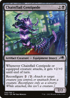 Chainflail Centipede (90) [Kamigawa: Neon Dynasty] - Deck Out Gaming