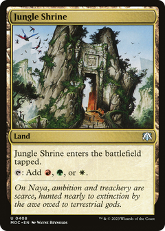 Jungle Shrine (408) [March of the Machine Commander] - Deck Out Gaming