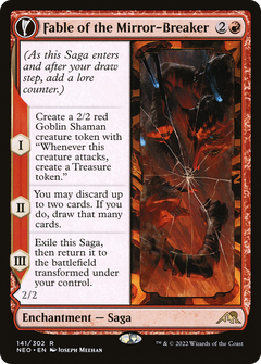 Fable of the Mirror-Breaker (141) [Kamigawa: Neon Dynasty] - Deck Out Gaming