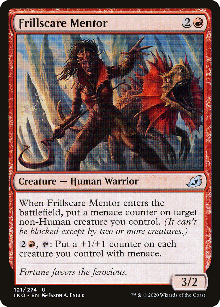 Frillscare Mentor (121) [Ikoria: Lair of Behemoths] - Deck Out Gaming