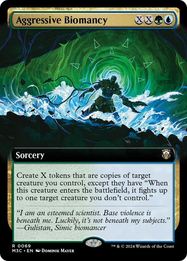 Aggressive Biomancy (Extended Art) (69) [Modern Horizons 3 Commander] - Deck Out Gaming