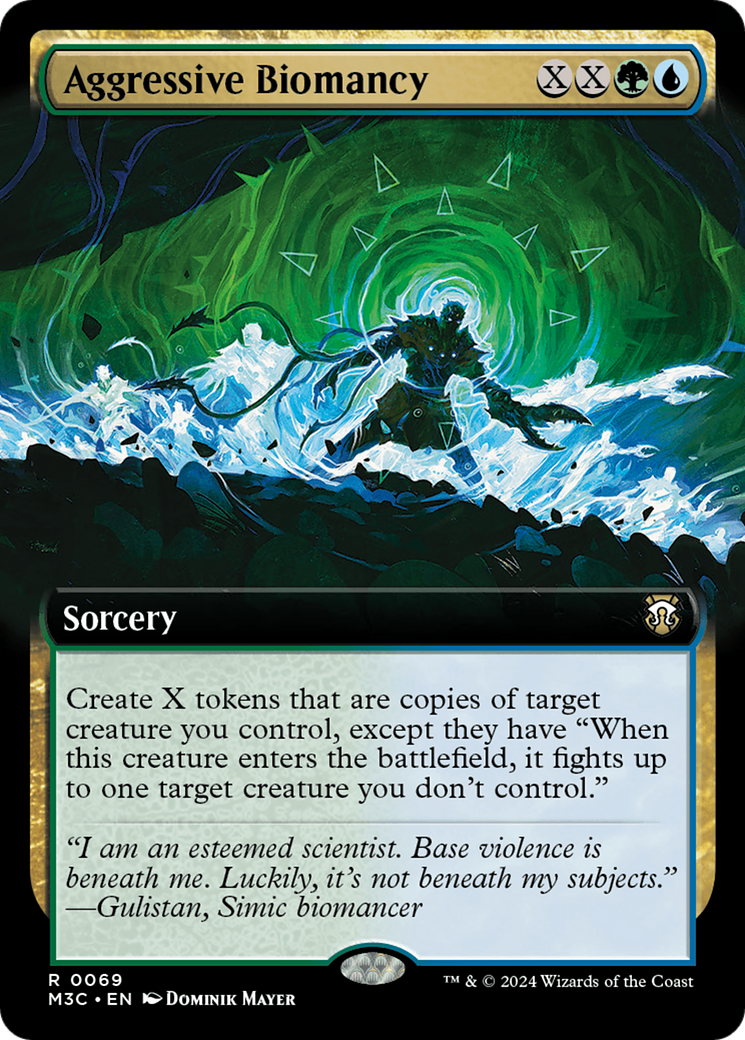 Aggressive Biomancy (Extended Art) (69) [Modern Horizons 3 Commander] - Deck Out Gaming