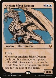 Ancient Silver Dragon (Showcase) (382) [Commander Legends: Battle for Baldur's Gate] - Deck Out Gaming