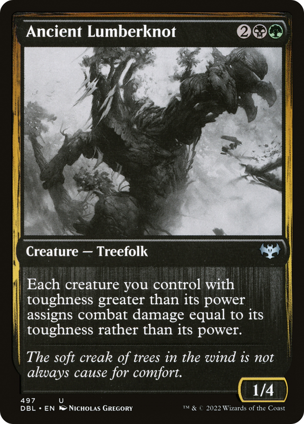 Ancient Lumberknot (497) [Innistrad: Double Feature] foil - Deck Out Gaming