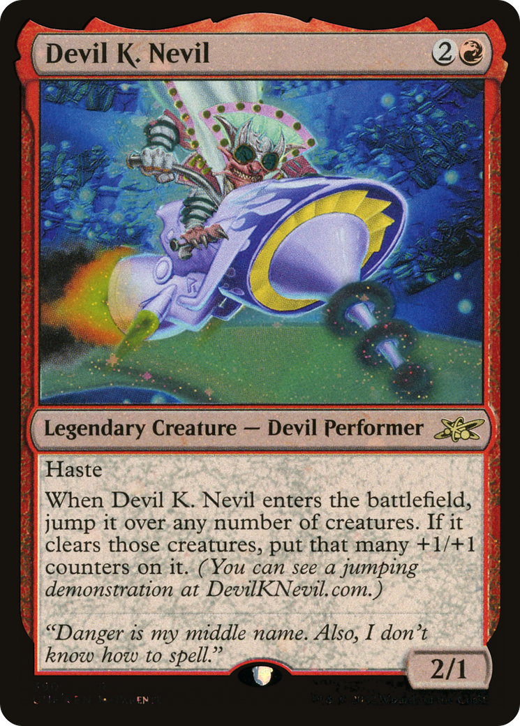 Devil K. Nevil (Galaxy Foil) (390) [Unfinity] foil - Deck Out Gaming