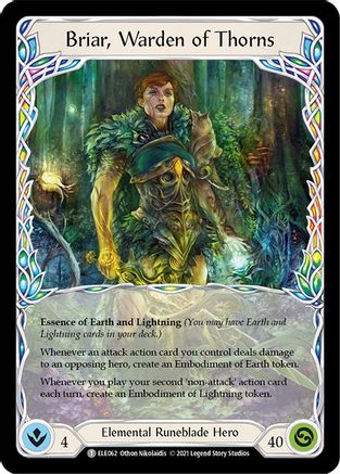 Briar, Warden of Thorns // Titan's Fist (ELE062) [Tales of Aria] Unlimited Edition - Deck Out Gaming