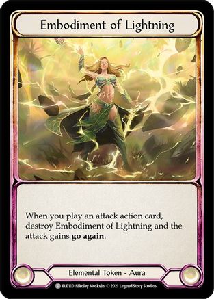 Embodiment of Lightning // Titan's Fist (ELE110) [Tales of Aria] Unlimited Edition - Deck Out Gaming