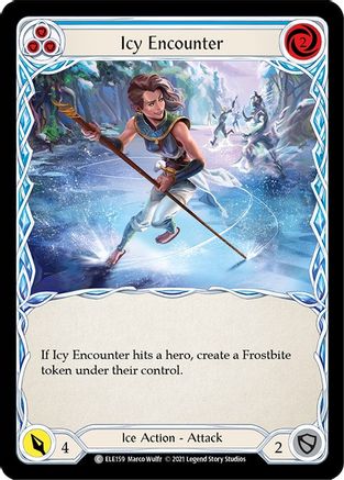Icy Encounter (Blue) (ELE159) [Tales of Aria] Unlimited Edition - Deck Out Gaming