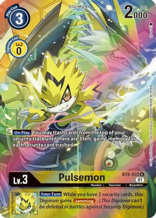 Pulsemon (Alternate Art) (BT6-033) [Double Diamond] Foil - Deck Out Gaming