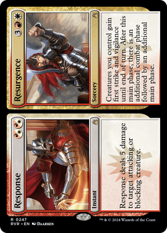 Response // Resurgence (247) [Ravnica Remastered] foil - Deck Out Gaming