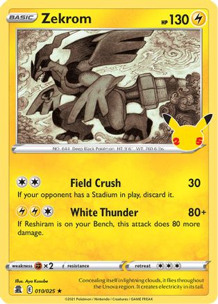 Zekrom (10) [Celebrations] Holofoil - Deck Out Gaming