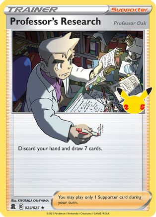 Professor's Research (023/025) [Celebrations: 25th Anniversary] - Deck Out Gaming