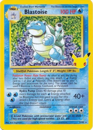 Blastoise (2) [Celebrations: Classic Collection] Holofoil - Deck Out Gaming