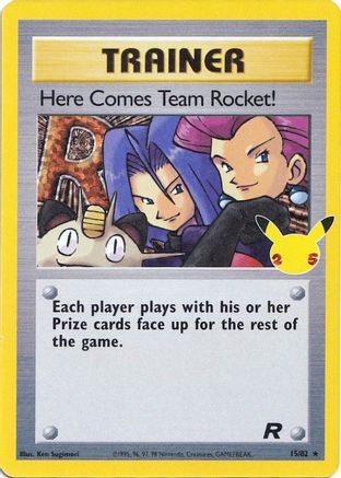 Here Comes Team Rocket! (15/82) [Celebrations: 25th Anniversary - Classic Collection] - Deck Out Gaming