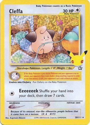 Cleffa (20) [Celebrations: Classic Collection] Holofoil - Deck Out Gaming