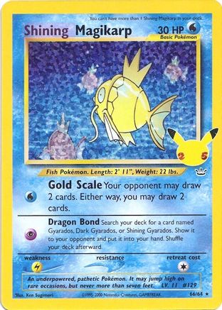 Shining Magikarp (66) [Celebrations: Classic Collection] Holofoil - Deck Out Gaming