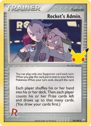 Rocket's Admin. (86) [Celebrations: Classic Collection] Holofoil - Deck Out Gaming