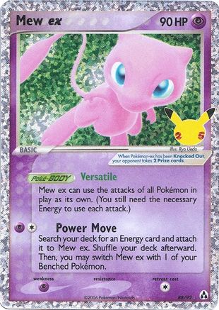 Mew ex (88/92) [Celebrations: 25th Anniversary - Classic Collection] - Deck Out Gaming