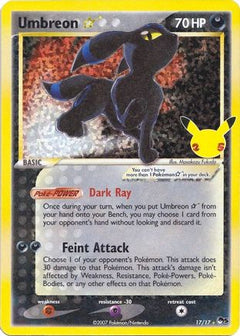 Umbreon Star (17) [Celebrations: Classic Collection] Holofoil - Deck Out Gaming