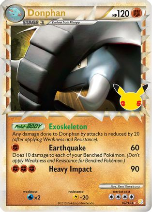 Donphan (Prime) (107) [Celebrations: Classic Collection] Holofoil - Deck Out Gaming