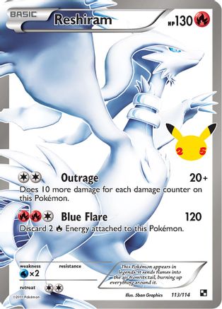 Reshiram (113) [Celebrations: Classic Collection] Holofoil - Deck Out Gaming