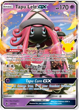 Tapu Lele GX (60) [Celebrations: Classic Collection] Holofoil - Deck Out Gaming