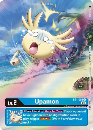 Upamon (1-Year Anniversary Box Topper) (BT1-003) [Release Special Booster] Foil - Deck Out Gaming