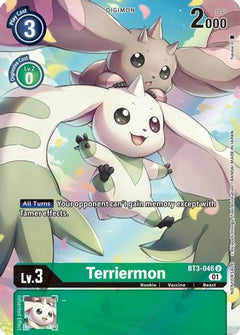 Terriermon (1-Year Anniversary Box Topper) (BT3-046) [Release Special Booster] Foil - Deck Out Gaming