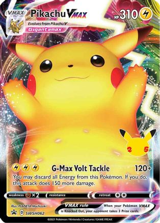Pikachu VMAX (SWSH062) (Celebrations) [Sword & Shield: Black Star Promos] - Deck Out Gaming