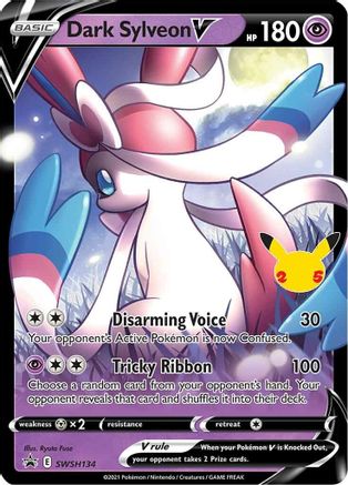 Dark Sylveon V - SWSH134 (SWSH134) [SWSH: Sword & Shield Promo Cards] Holofoil - Deck Out Gaming