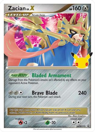 Zacian LV. X - SWSH135 (SWSH135) [SWSH: Sword & Shield Promo Cards] Holofoil - Deck Out Gaming