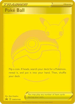 Poke Ball - SWSH146 (SWSH146) [SWSH: Sword & Shield Promo Cards] Holofoil - Deck Out Gaming