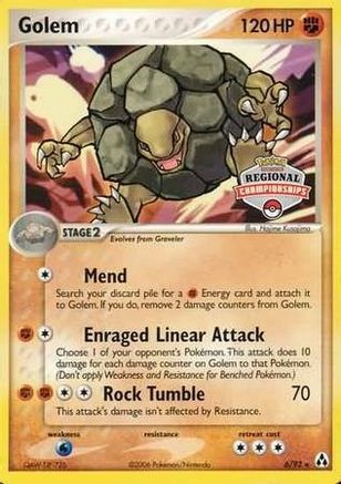 Golem - 6/92 (Regional Championships) (6) [League & Championship Cards] - Deck Out Gaming