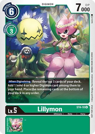 Lillymon (Official Tournament Pack Vol.3) (ST4-10) [Starter Deck 04: Giga Green] - Deck Out Gaming