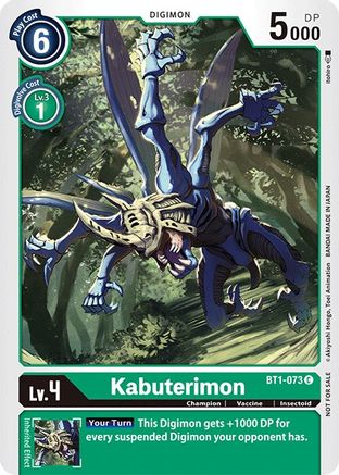 Kabuterimon (Official Tournament Pack Vol.3) (BT1-073) [Release Special Booster] - Deck Out Gaming