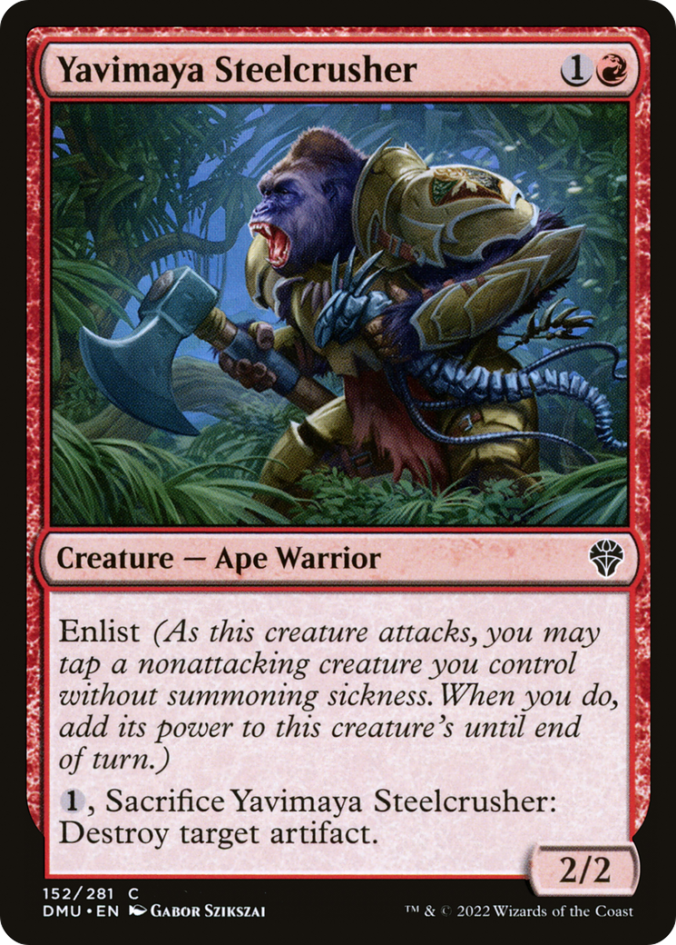Yavimaya Steelcrusher (152) [Dominaria United] foil - Deck Out Gaming