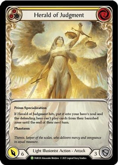 Herald of Judgment - FAB028 (FAB028) [Flesh and Blood: Promo Cards] Rainbow Foil - Deck Out Gaming