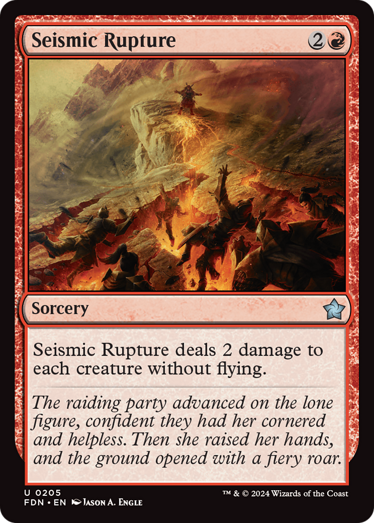 Seismic Rupture (205) [Foundations] - Deck Out Gaming